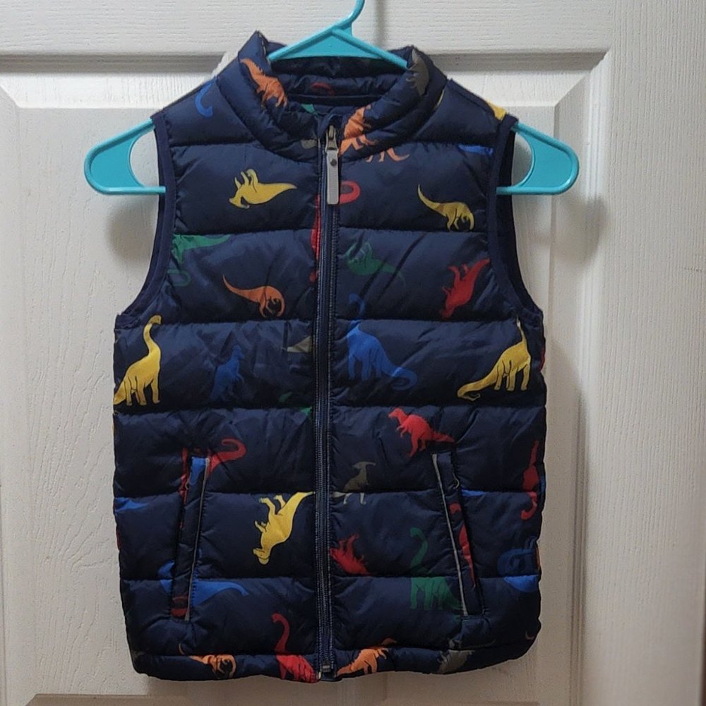 Hanna Andersson puffer vest Size 8 EUC Light weigh